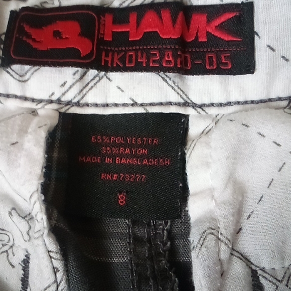 Dark blue plaid tony Hawk shorts - Picture 11 of 12